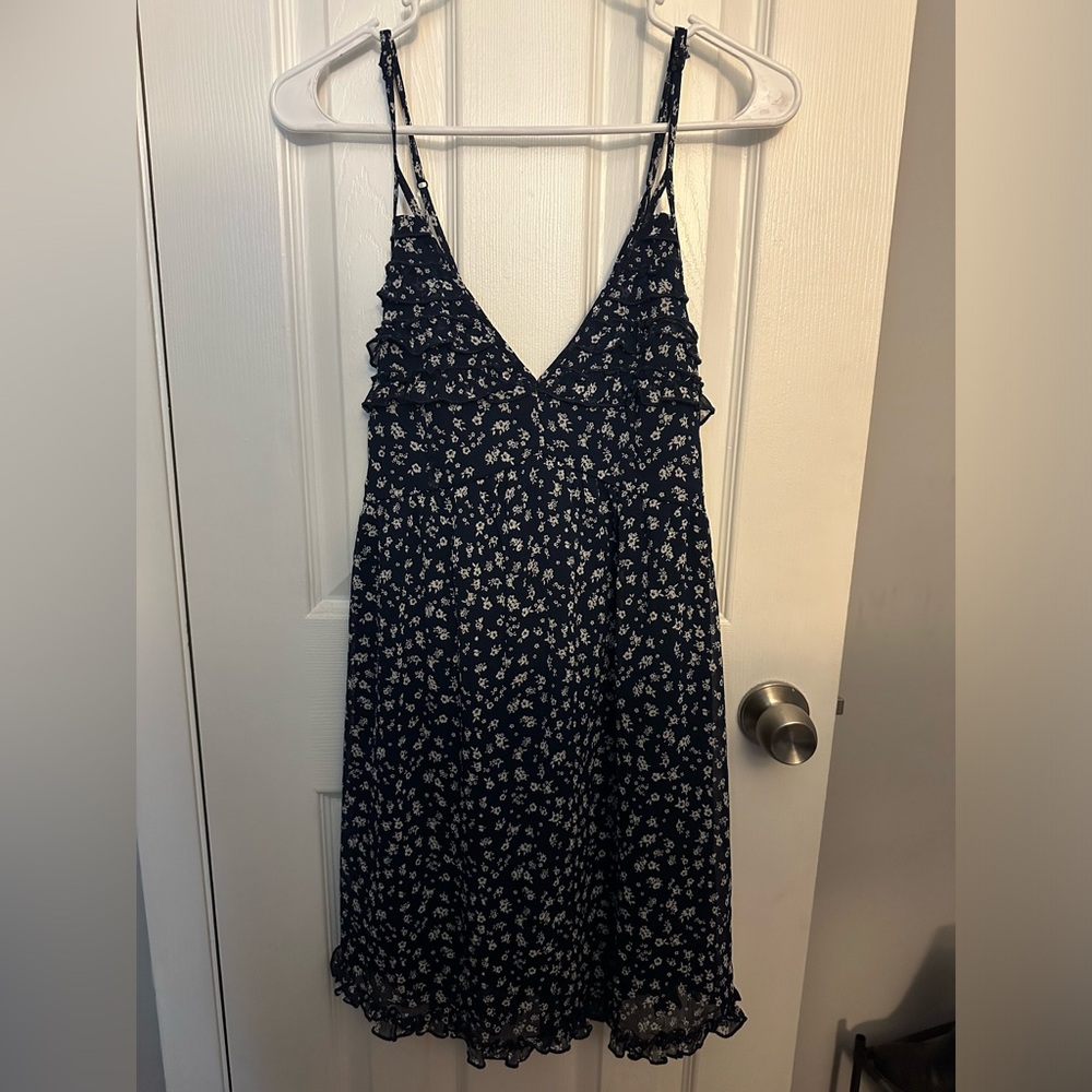 Trixxi navy blue floral dress